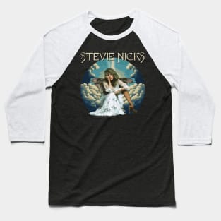 Stevie Nicks Angel Retro Fanart Baseball T-Shirt